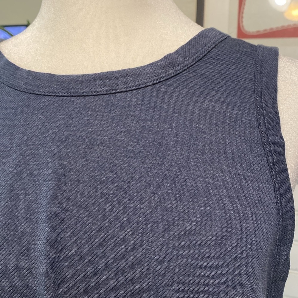 Bundle 2 for $10 // Prana Blue Small V-Back High-Neck Tank Top Hiking Active - Picture 2 of 7